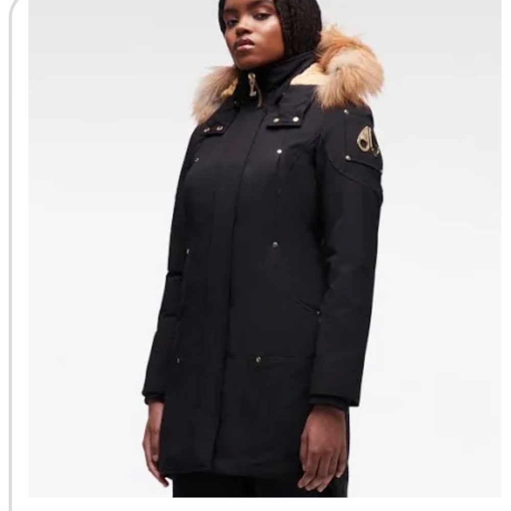 MOOSE KNUCKLES PARKA GOLD WITH FOX FUR HOOD